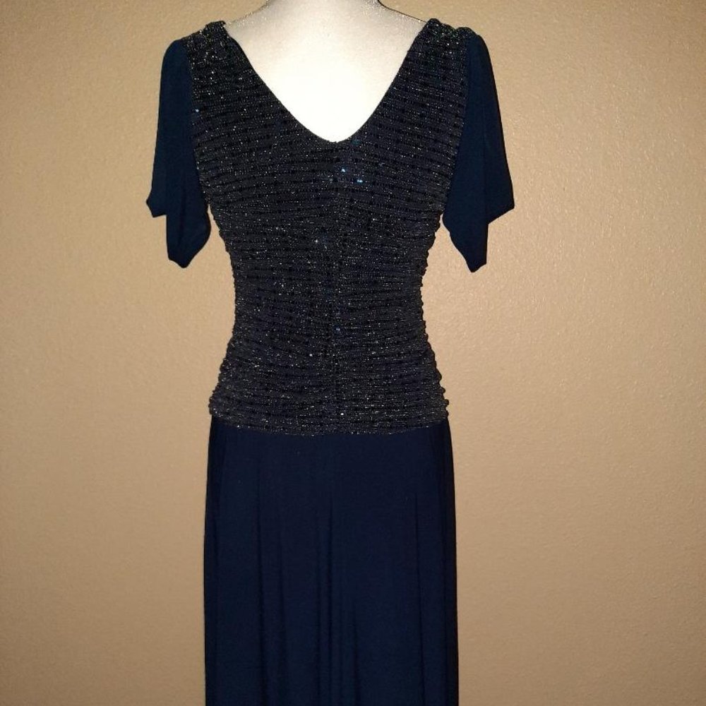 Blue Dress R&M Richards Size 10